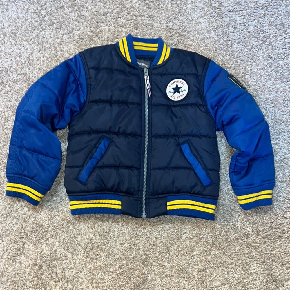 Converse Blue‎ and Black Puffer Jacket